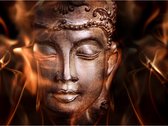 Fotobehang - Buddha. Fire of meditation..