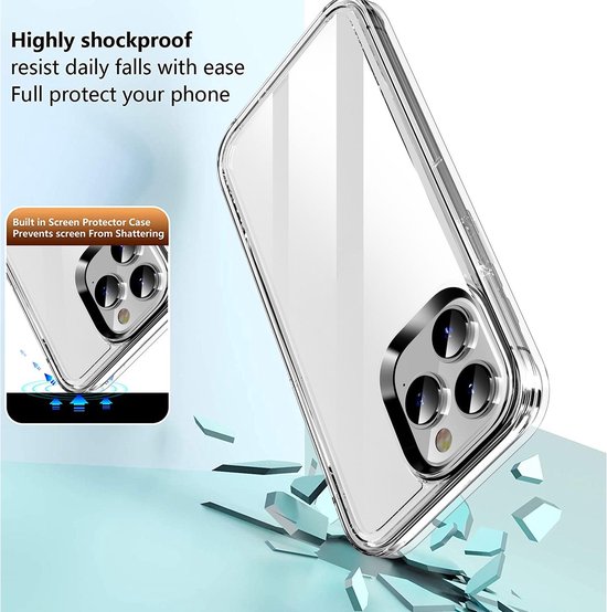 Mobigear Crystal - Coque Apple iPhone 13 Pro Max Coque Arrière