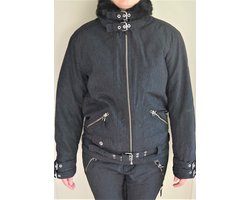 S.O.S Sportswear Of Sweden Pilot Fur Jacket/ Ski-jas - Donker Grijs - Maat 50