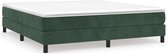 vidaXL - Boxspring - bed - 180x200 - cm - fluweel - donkergroen