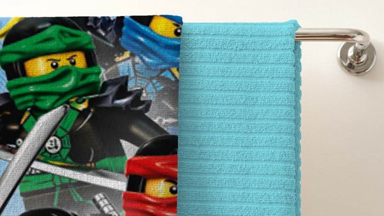 Lego Strandlaken Gang - 70x140 - 100% Katoen - Multicolor - Dekbedovertrek kinderen