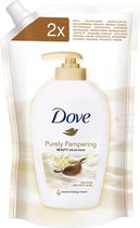 Dove - Caring Hand Wash pielęgnujące mydło w płynie Shea Butter & Warm Vanilla Refill - 500ML