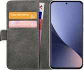 Mobilize Classic Gelly Wallet Telefoonhoesje geschikt voor Xiaomi 12 Hoesje Bookcase Portemonnee - Zwart