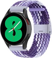 By Qubix Samsung Galaxy Watch 5 Pro - 45 mm - Bracelet tressé - Violet clair / violet - Largeur de bande : 20 mm