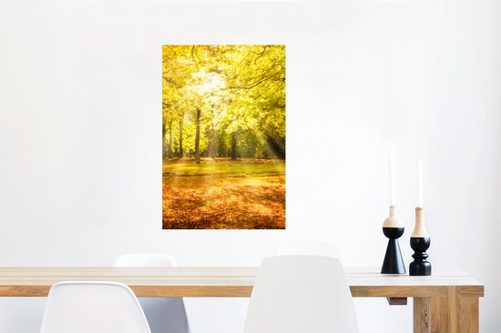 Affiche Arbre - Nature - Soleil - Paysage - Forêt - 60x90 cm