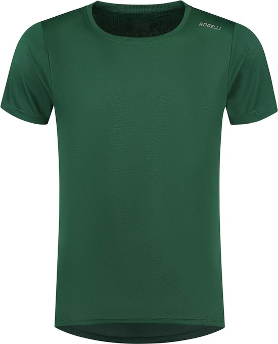 Rogelli Promo Sportshirt - Korte Mouwen - Heren - Leger Groen - Maat M