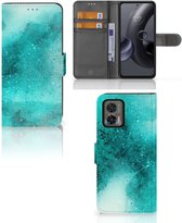 GSM Hoesje Motorola Edge 30 Neo Fotohoesje Painting Blue