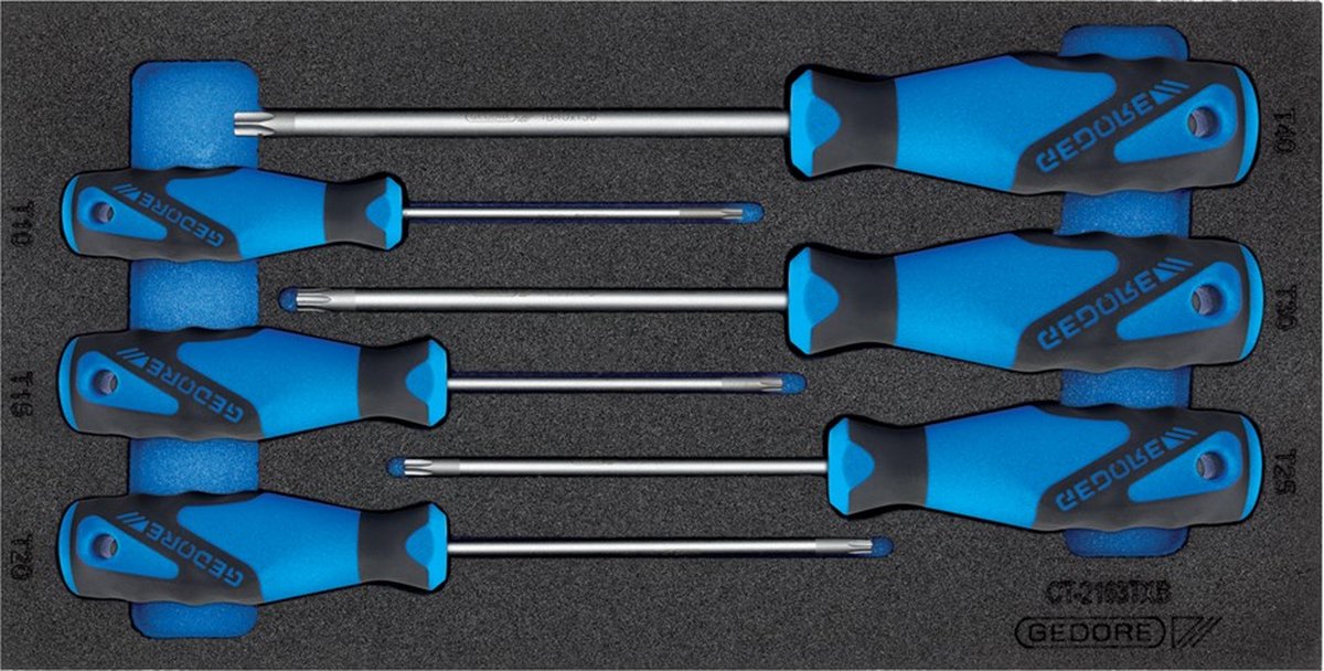 Bol.com Gedore Schroevendraaierset Torx - 6-delig in 1/3 CT module - 2309157 aanbieding