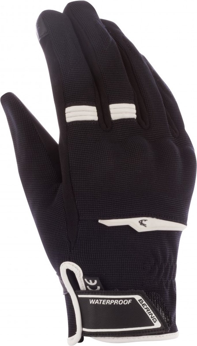 Bering Gloves Lady Borneo Evo Black White T8 - Maat T8 - Handschoen