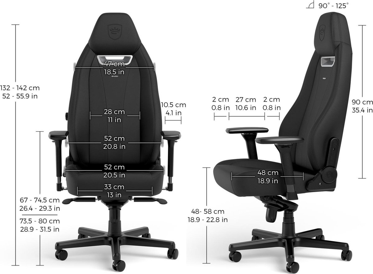 Noblechairs Legend gamestoel Black edition – foto 6