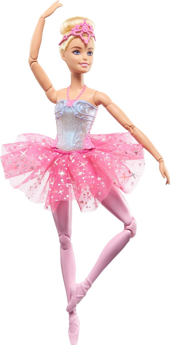Barbie Dreamtopia Ballerina Roze Jurk - Pop