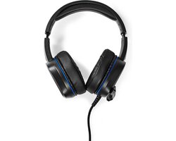 Nedis Gaming Headset - Over-Ear - Surround - USB Type-A - Inklapbare Microfoon - 2.10 m - LED