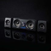 Haut-parleur de Gaming Nedis - Canaux de haut-parleur : 2.2 - Alimenté par USB - 3,5 mm Male - 48 W - LED - Contrôle du volume