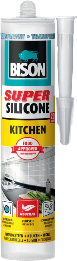 Super Silicone Kitchen 310 ml transparant