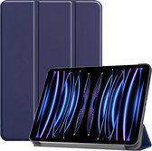 Cazy iPad Pro 2021/2022 Hoes - 11 inch - Perfecte pasvorm - Slaap/Wake functie – Diverse kijkhoeken – Blauw