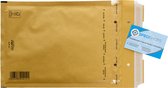 Specipack® Luchtkussen enveloppen Bruin D14 - Bubbelenveloppen 180 x 265 mm A5+ - Doos met 100 enveloppen