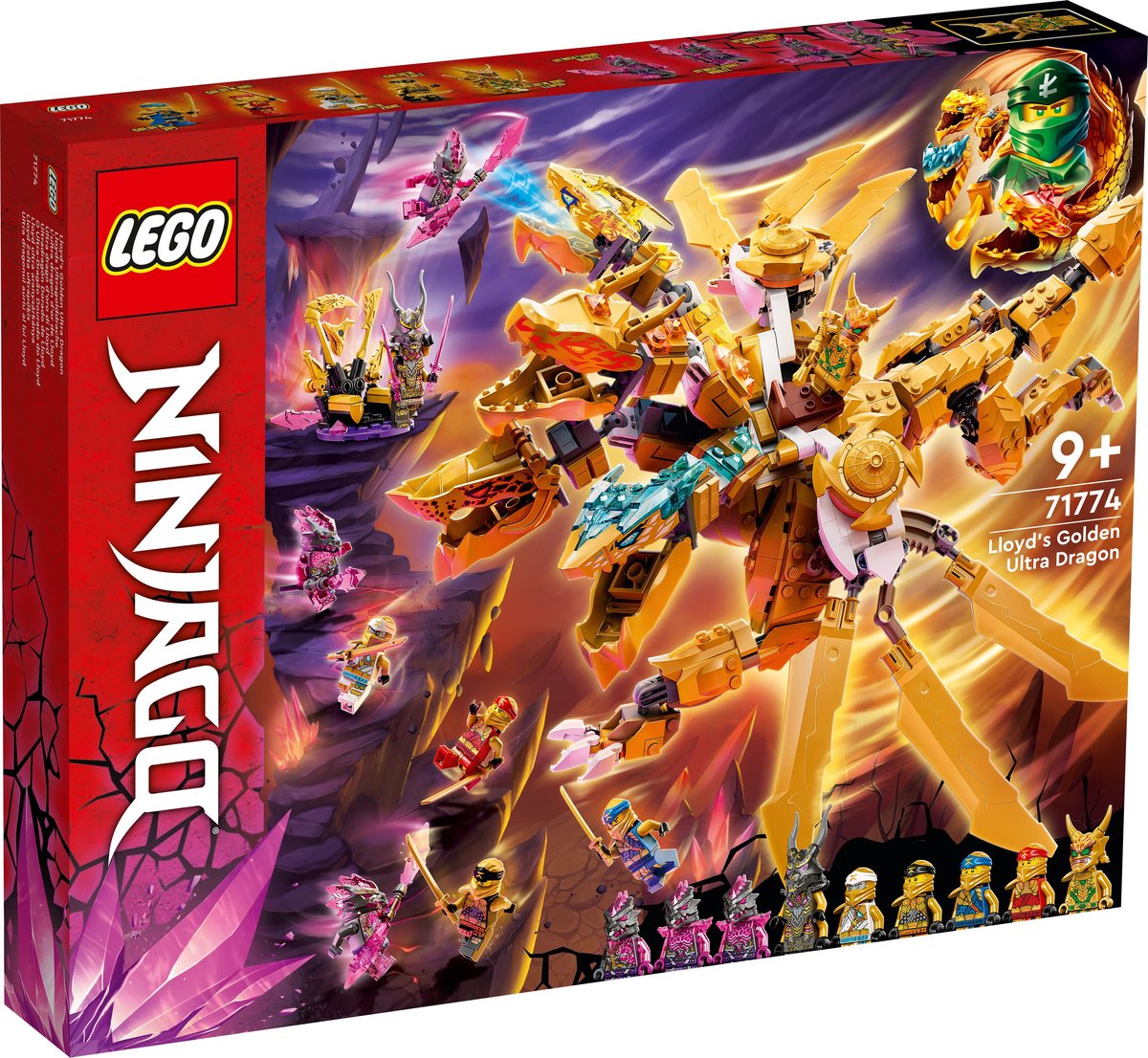 LEGO NINJAGO Lloyds Gouden Ultra Draak - 71774 — afbeelding 16