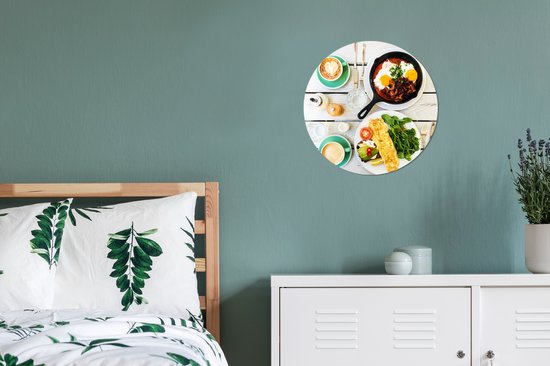 photo du Brunch Wall cercle aluminium ⌀ 30 cm - impression photo sur cercle mural / cercle vivant / cercle jardin (décoration murale)