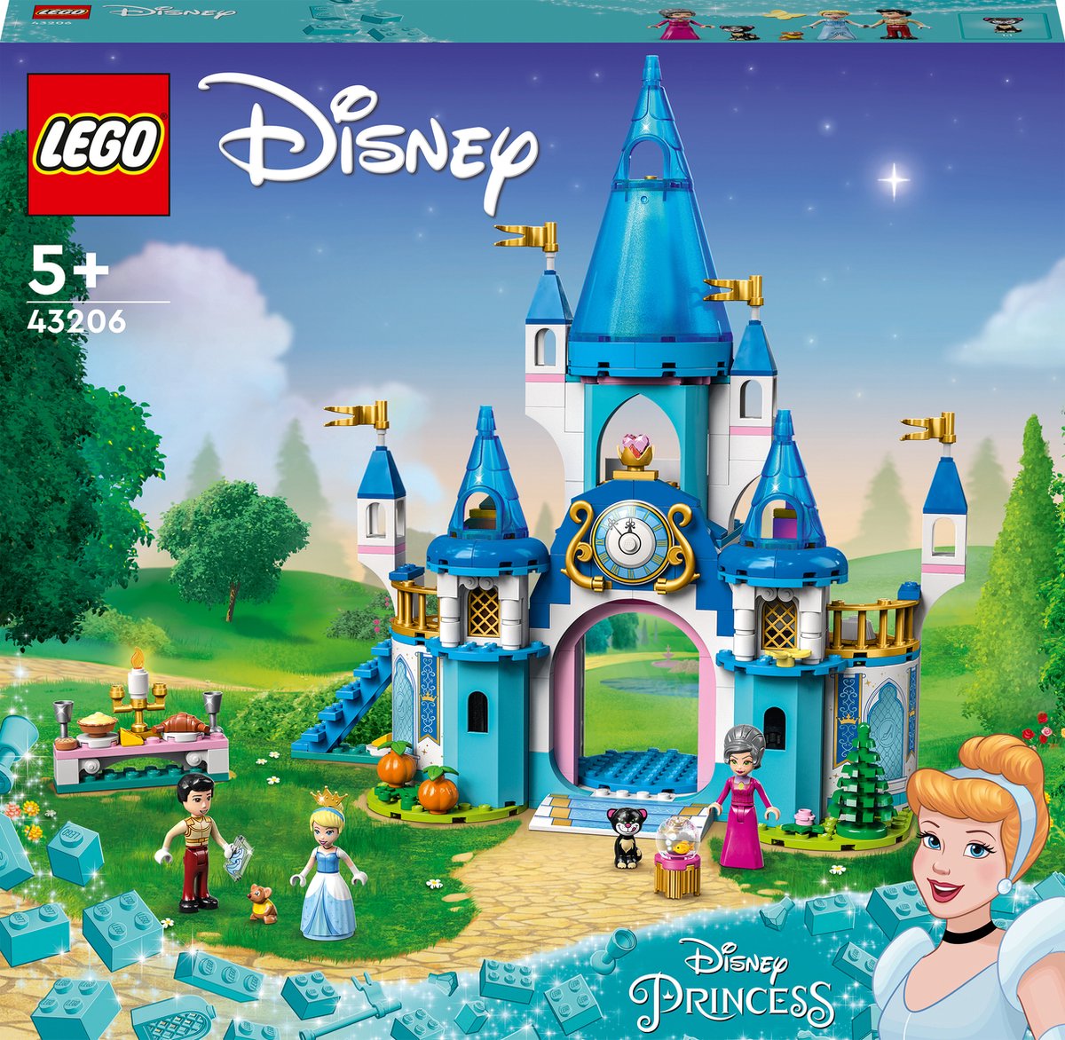 Lego Disney Le Château De Cendrillon Et Du Prince Charmant - 43206