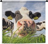 Tapisserie - Tapisserie - Vache - Ferme - Herbe - Animaux - 150x150 cm - Tapisserie