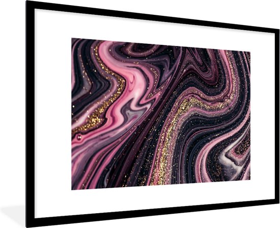 Sieradenkistje/sieradenbox roze met glitters 8 x 10 cm | Fun en Feest