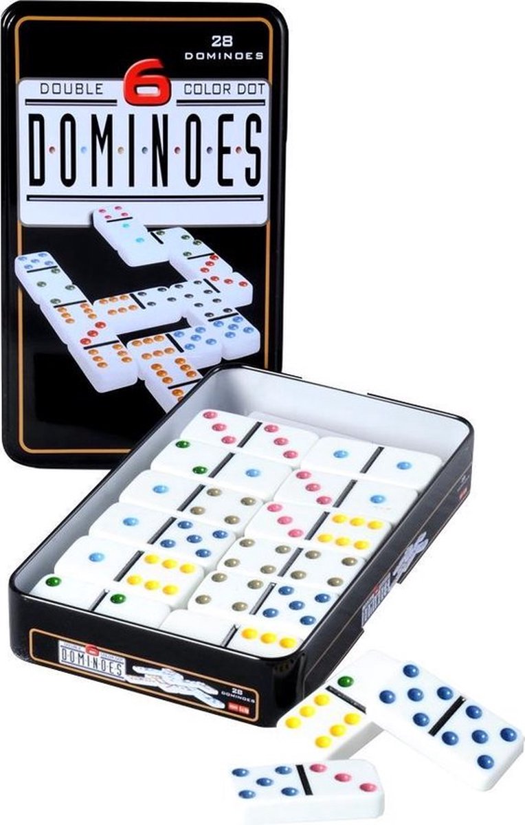 Logoplay Holzspiele Spielesammlung, Domino Doppel 15 Für 2 Bis 6 Spieler Gesellschaftsspiel Mit 136 Spielsteinenholzspielzeug S0i1k0ay