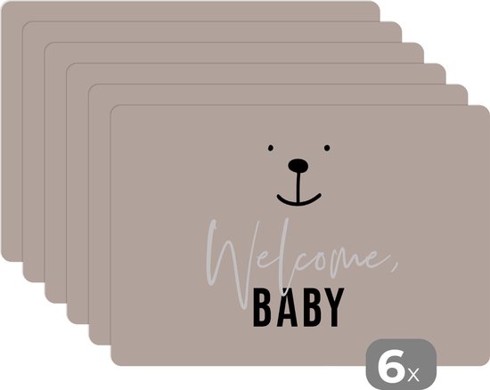 Set De Table Enfant Silicone Antidérapant Ours - Napperon Bébé Résistant à La Chaleur