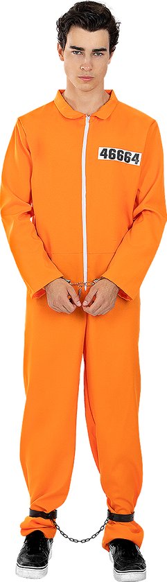 FUNIDELIA Déguisement Prisonnier Oranje Homme - Taille : L - XL - Oranje |  bol