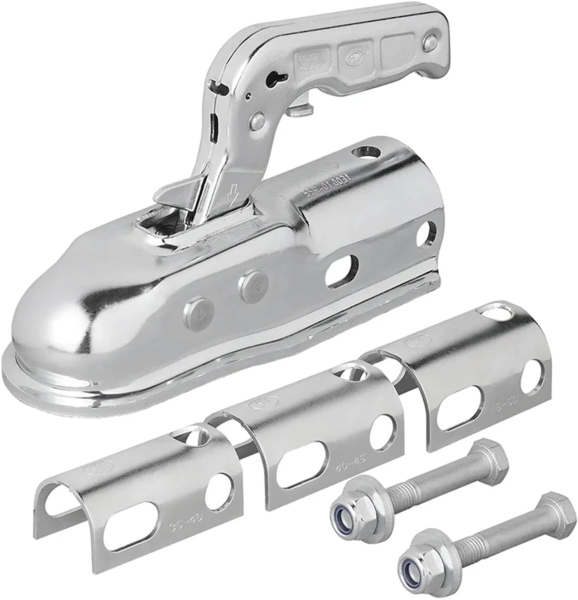 ProPlus Kogelkoppeling Staal 35-50 mm – 1700 kg Geremd & Dekra-Gekeurd