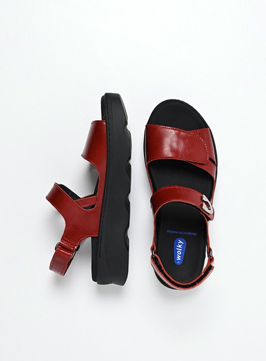 Wolky Dames Sandalen 02350 Medusa Rood bol