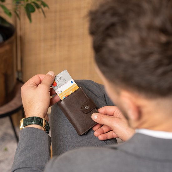 The Chesterfield Brand Cuir Porte-monnaie Lesina Wallet Brown Marron foncé