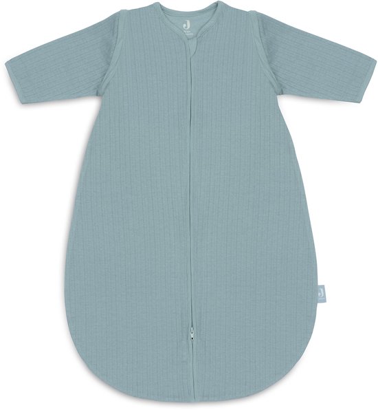 Jollein Baby Slaapzak Zomer Met Afritsbare Mouw 70cm - Rond - Ajour Sea Green - Zomerslaapzak