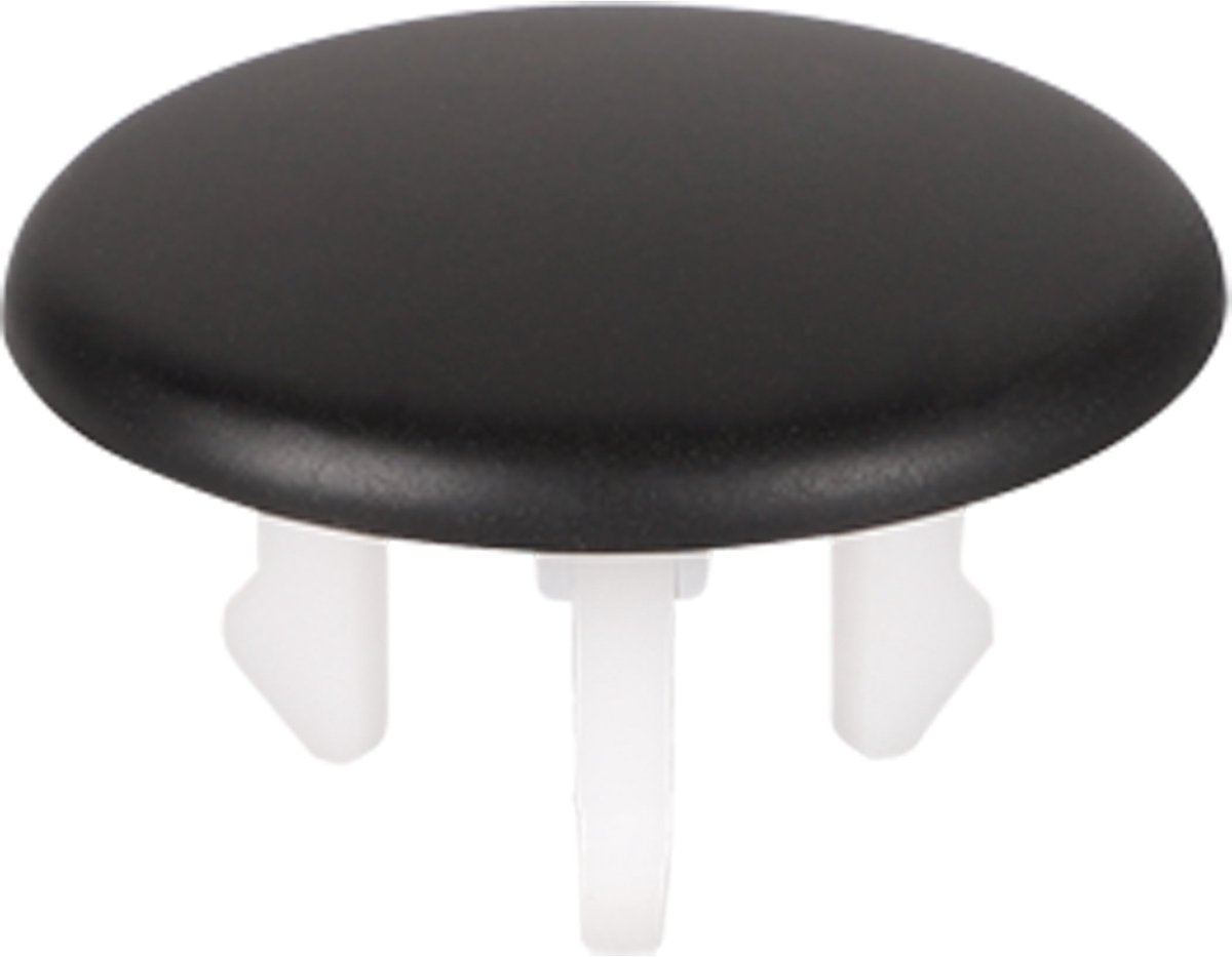 Differnz afdekkap overloop voor wasbak ø 3,5 cm x 2 cm, mat zwart