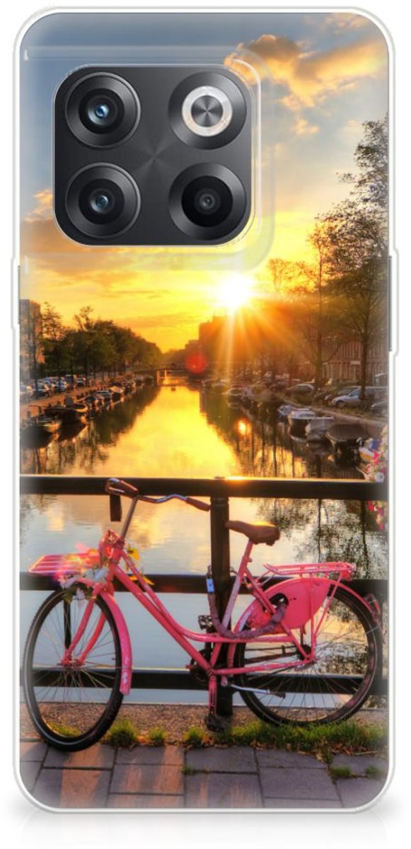 OnePlus 10T Siliconen Back Cover Amsterdamse Grachten