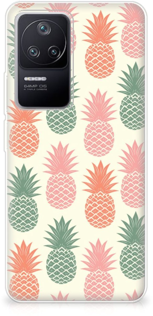 Xiaomi Poco F4 Siliconen Case Ananas