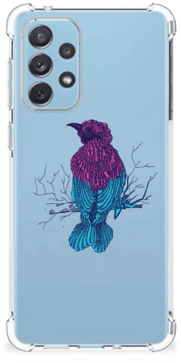Samsung Galaxy A73 Stevig Bumper Hoesje Merel