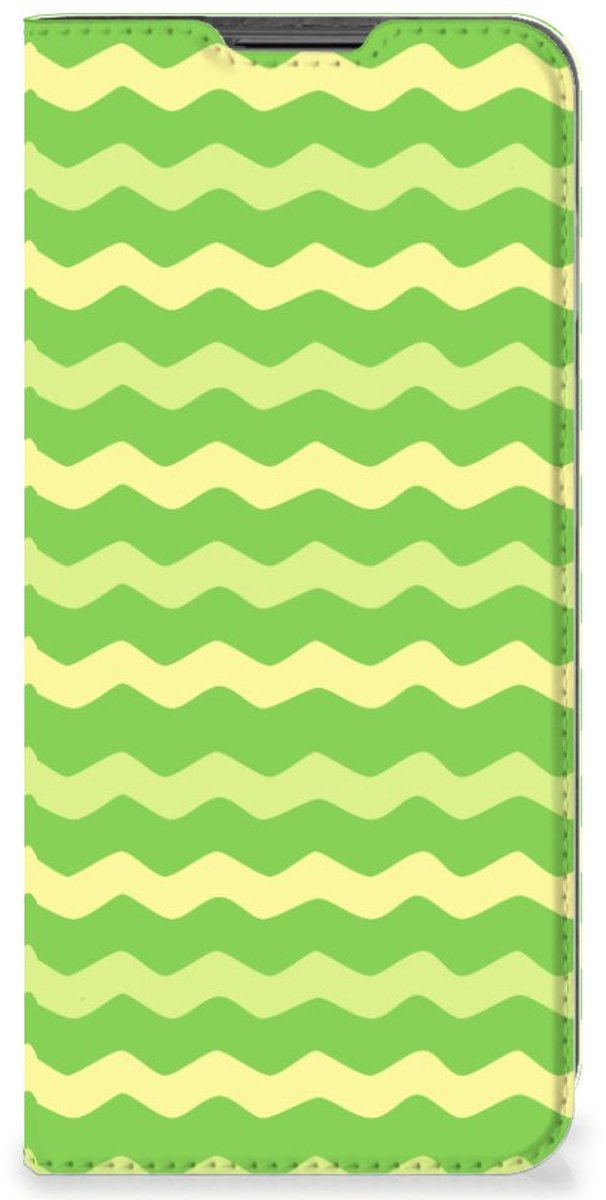 Motorola Moto G22 Hoesje met Magneet Waves Green