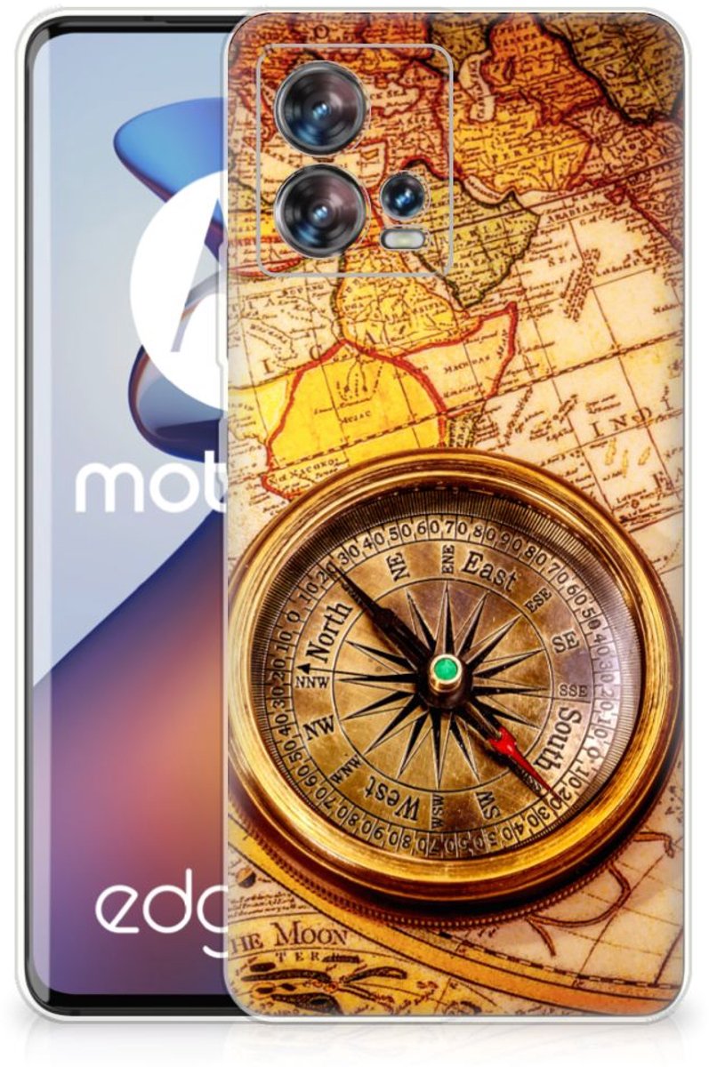 Motorola Edge 30 Fusion Siliconen Back Cover Kompas