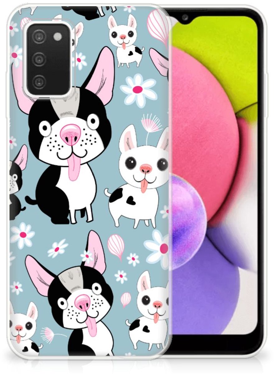 Samsung Galaxy A03S TPU Hoesje Hondjes