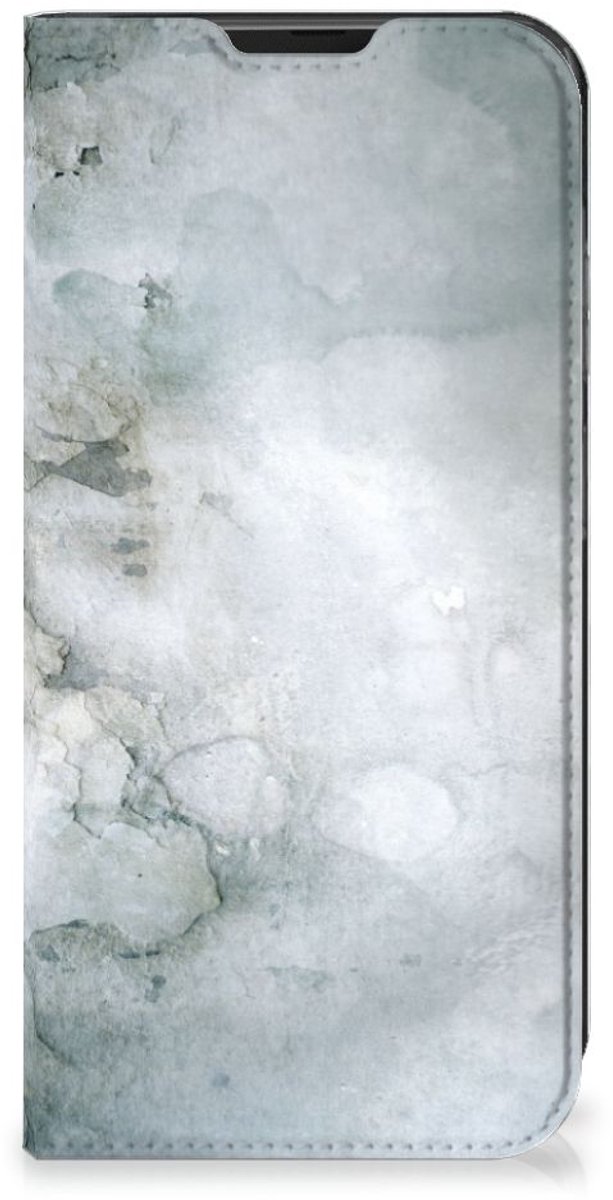 Bookcase Samsung Galaxy Xcover 6 Pro Painting Grey