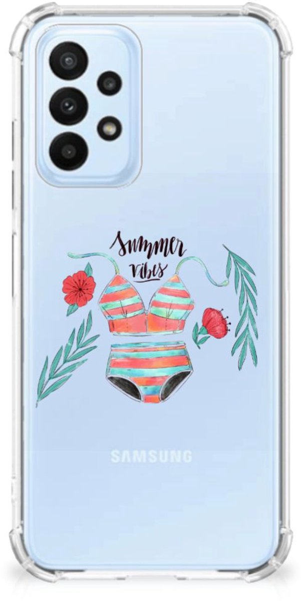 Samsung Galaxy A23 Stevig Bumper Hoesje Boho Summer