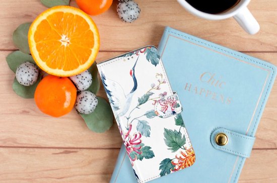 OPPO téléphone OPPO A15 Portefeuille Bookcase Oiseau Fleurs