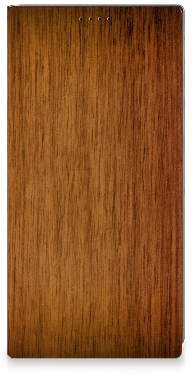 Samsung Galaxy S23 Ultra Book Wallet Case Donker Hout
