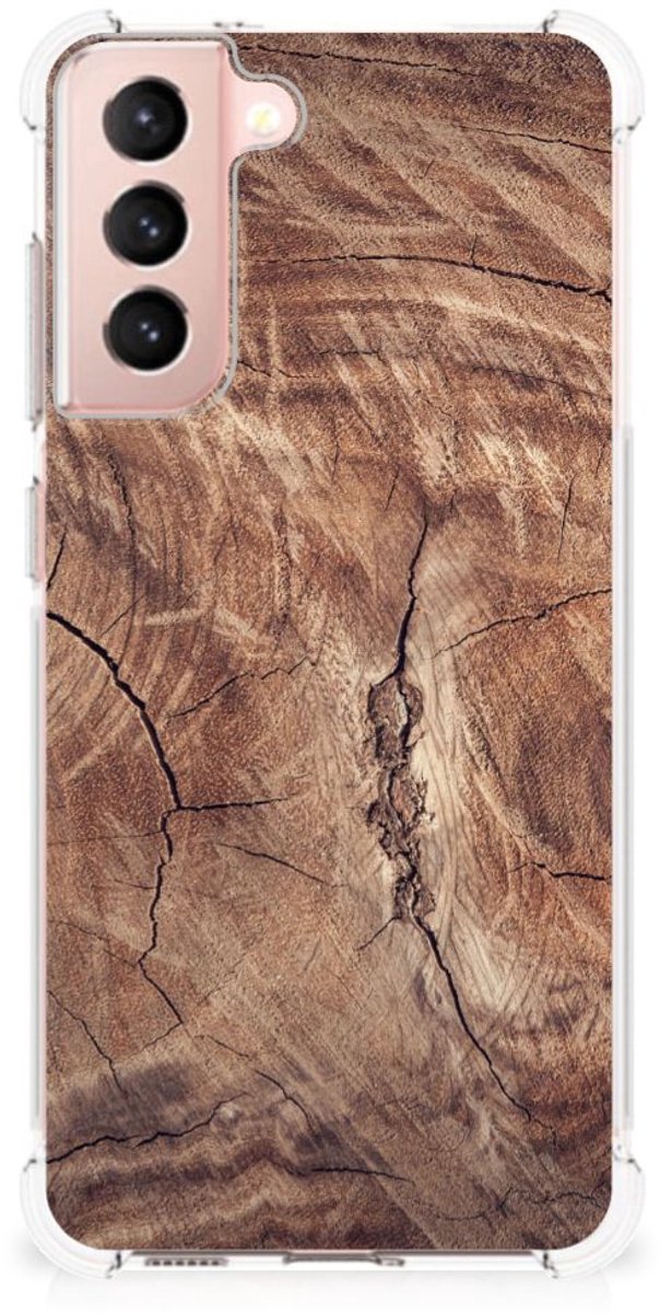 Samsung Galaxy S21 FE Stevig Telefoonhoesje Tree Trunk