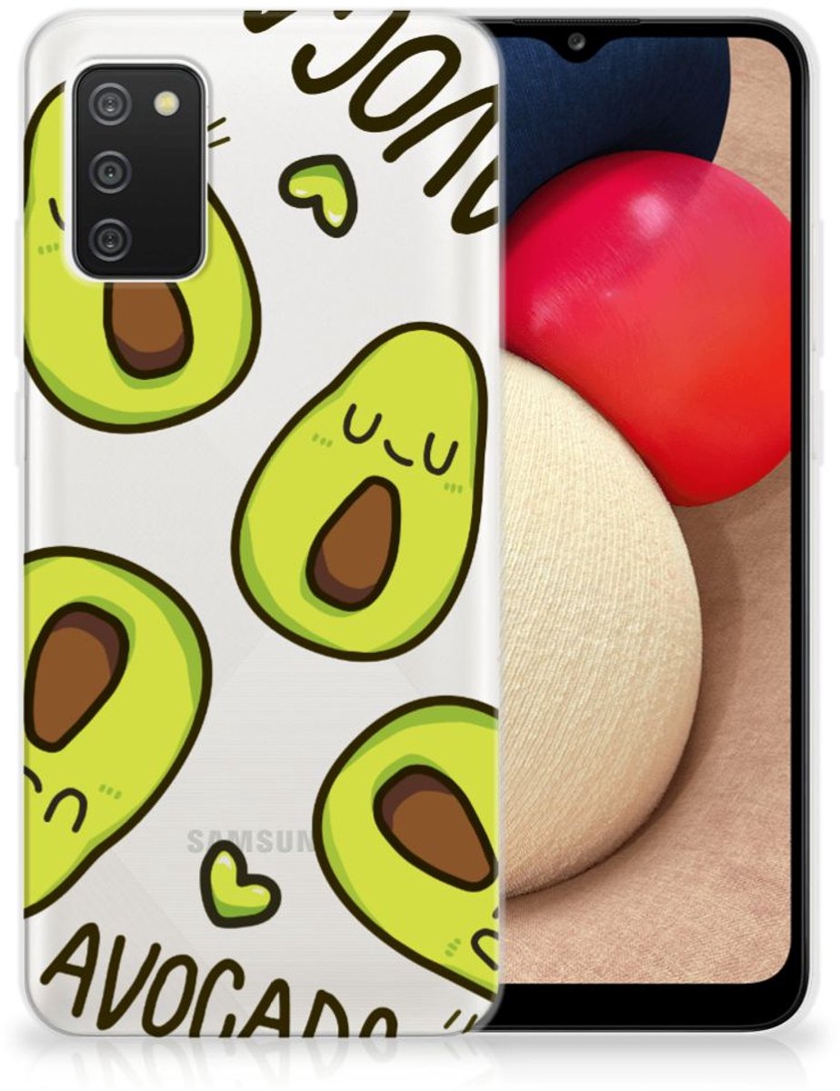 Samsung Galaxy A02s Telefoonhoesje met Naam Avocado Singing