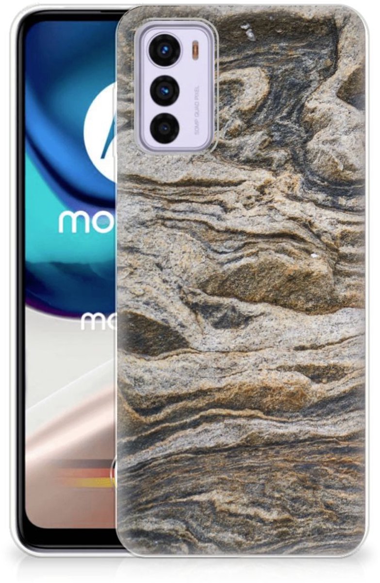 Motorola Moto G42 TPU Siliconen Hoesje Steen