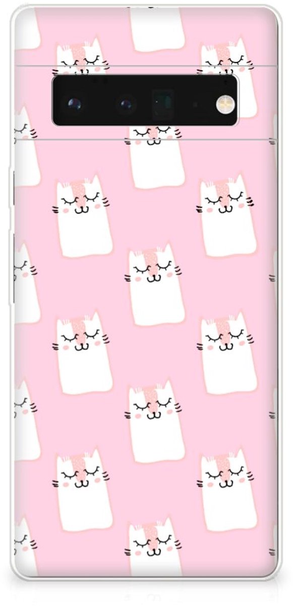 Google Pixel 6 Pro TPU Hoesje Sleeping Cats