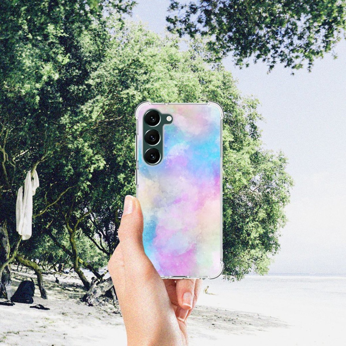 Back Cover Samsung Galaxy S23 Plus Watercolor Light