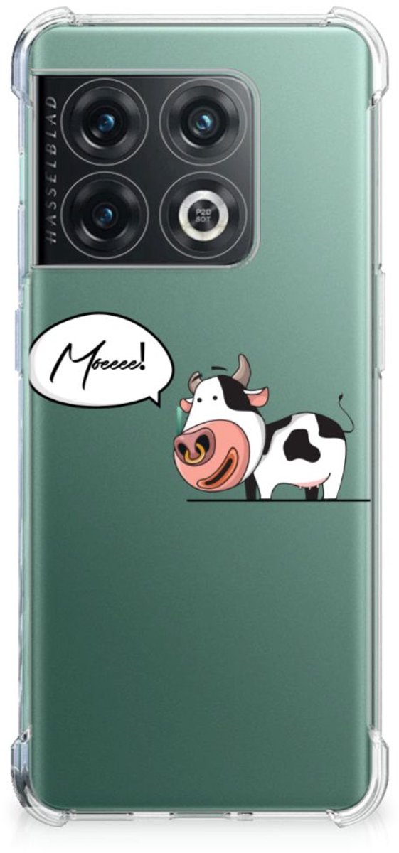 OnePlus 10 Pro Stevig Bumper Hoesje Cheeky Cow