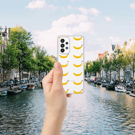 Coque arrière en silicone pour Samsung Galaxy A33 5G avec nom banane